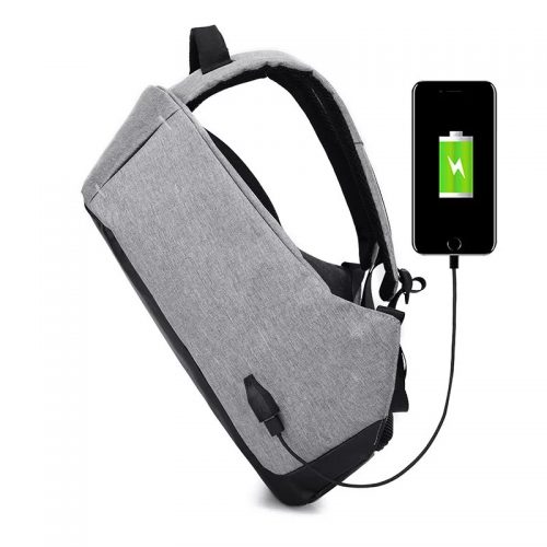 حقيبة ظهر ذكية وانيقة ممتازة مضادة للسرقة فيها مخرج USB لشحن الهاتف