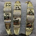 3 pc Toccana - Bracelets en or bohème pour femme, bijoux ankara, feuilles