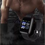 Smartwatch D13 116 Plus/ moniteur d'activité physique, de pression artérielle et de fréquence cardiaque